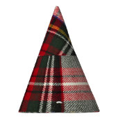 スコティ赤と白ッシュタータンチェックのプレイド。 パーティーハット (右)