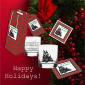 スコテカスタマイズドッグとタータンチェックバーディジュース フラスク