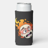 スコビリーヌス消防フォームスリムセルツァークーラーボックス スリム缶クーラー (Seltzer正面)