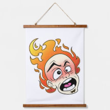 スコビリーヌス火災ヘッドウッドトップウォールタペストリー