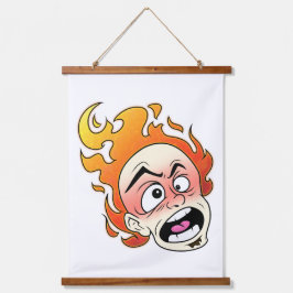 スコビリーヌス火災ヘッドウッドトップウォールタペストリー 吊り下げ型タペストリー