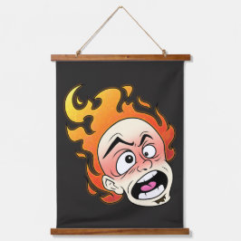 スコビリーヌス火災ヘッドウッドトップウォールタペストリー 吊り下げ型タペストリー