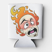 スコビレック型消防ヘッドフォームクーラーボックス 缶クーラー (正面)