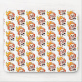 スコビレック型消防ヘッドマウスパッド マウスパッド (正面)