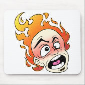 スコビレック型消防ヘッドマウスパッド マウスパッド (正面)