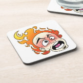 スコビレック型消防ヘッド懸命プラスチックコースター コースター (左側)