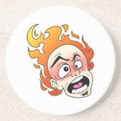 スコビレック型消防ヘッド砂岩コースター コースター (正面)