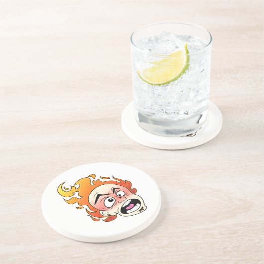 スコビレック型消防ヘッド砂岩コースター コースター (側面)