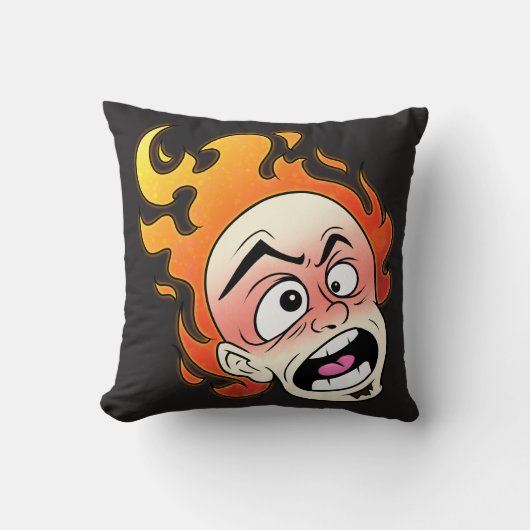 スコビレック型消防ヘッド装飾用クッション クッション (正面)