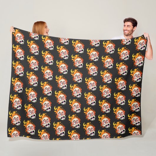 スコビレック火災ヘッドフリースブランケット、すべてのサイズ フリースブランケット (インサイチュ)