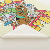 スコビーとシャギーとディスコ熱 シェルパブランケット (3/4)