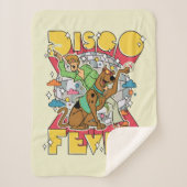 スコビーとシャギーとディスコ熱 シェルパブランケット (正面)