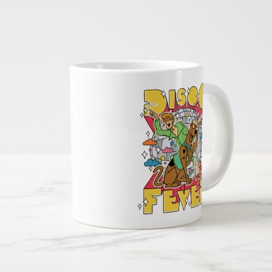 スコビーとシャギーとディスコ熱 ジャンボコーヒーマグカップ (正面右)
