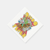 スコビーとシャギーとディスコ熱 スタンダードカクテルナプキン (角)