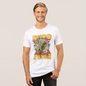 スコビーとシャギーとディスコ熱 トライブレンドTシャツ (正面全面)
