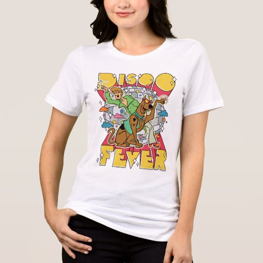 スコビーとシャギーとディスコ熱 トライブレンドＴシャツ (正面)