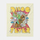 スコビーとシャギーとディスコ熱 フリースブランケット (正面)