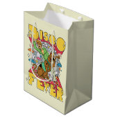 スコビーとシャギーとディスコ熱 ミディアムペーパーバッグ (正面アングル)