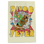 スコビーとシャギーとディスコ熱 ミディアムペーパーバッグ (正面)