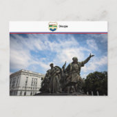 スコピエ語 – 北マケドニア ポストカード (正面)