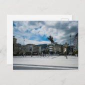 スコピエ・マケドニア広場 ポストカード (正面/裏面)