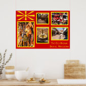 スコピエ，北マケドニア旧バザール ポスター (キッチン)