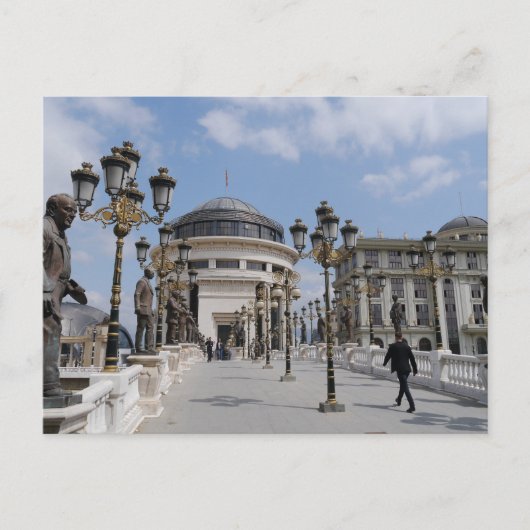 スコピエ、北マケドニア ポストカード (正面)