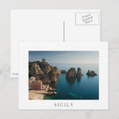 スコペッロのファラグロニとトンナーラ（シチリア島） ポストカード (正面/裏面)