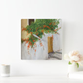 スコペロス6月 スクエア壁時計 (ホーム)