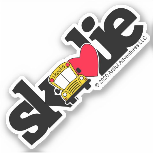 スコリー文字 シール (正面)