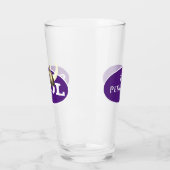 スコルと角のあるバイキングヘルメット タンブラーグラス (左)