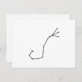 スコルピウス〔占星術の〕十二宮図はがき ポストカード (正面/裏面)