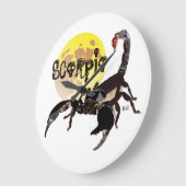 スコルピオンウア ラージ壁時計 (傾斜)