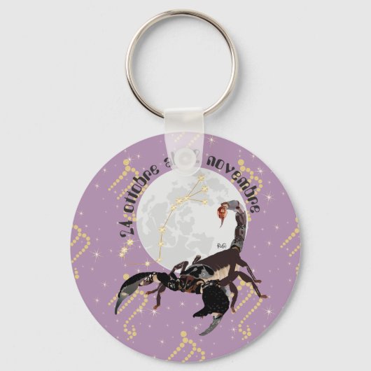 スコルピオン24オットブルアル22ノヴェルポルタチアヴィ キーホルダー (正面)