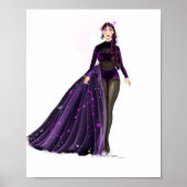 スコルピオ占星術アート | 天体十二星座イラスト ポスター (正面)