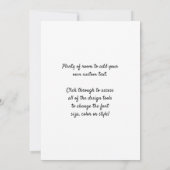 スコルピオ、ヴィンテージ星座 ウラニアの鏡 招待状 (裏面)