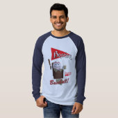 スコレッタ「ボストン野球！」 長袖ラグラン Tシャツ (正面フル)