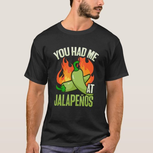 スコヴィルチリのための緑のコショウデザイン Tシャツ (正面)