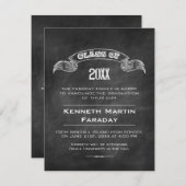 スコーシンプルド卒業 案内状 (正面/裏面)