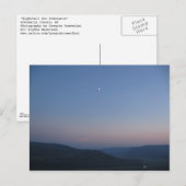 スコーハリーの夕暮れ ポストカード (正面/裏面)