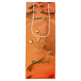 スコーピア誕生日おもしろい- ワインギフトバッグ