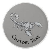 スコーピオンのアイコン セラミックノブ (正面)