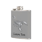 スコーピオンのアイコン フラスク (左)