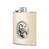 スコーピオンクレセントムーンアストロロジー〔占星術の〕十二宮図蠍座 フラスク (左)