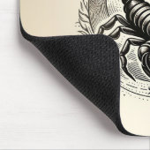 スコーピオンクレセントムーンアストロロジー〔占星術の〕十二宮図蠍座 マウスパッド (コーナー)