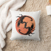 スコーピオントリバルグラフィックデザイン クッション (ブランケット)