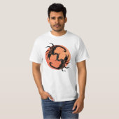 スコーピオントリバルグラフィックデザイン Tシャツ (正面フル)