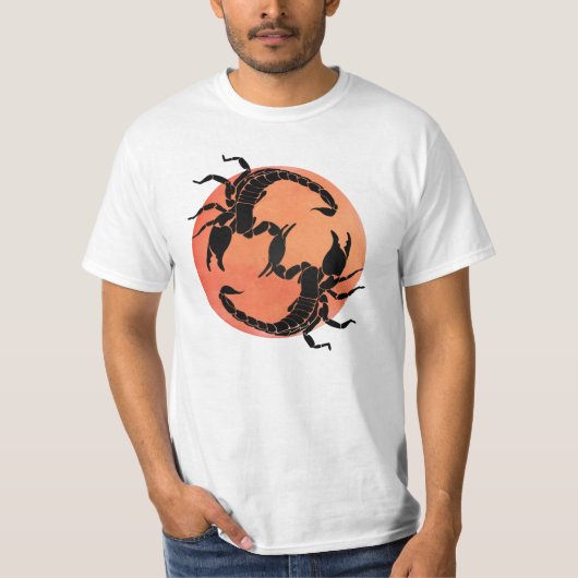 スコーピオントリバルグラフィックデザイン Tシャツ (正面)