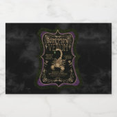 スコーピオンヴェノムゴシックアポリカリーハロウィーン リキュールボトルラベル (シングルラベル)