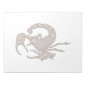 スコーピオン ノートパッド (正面)